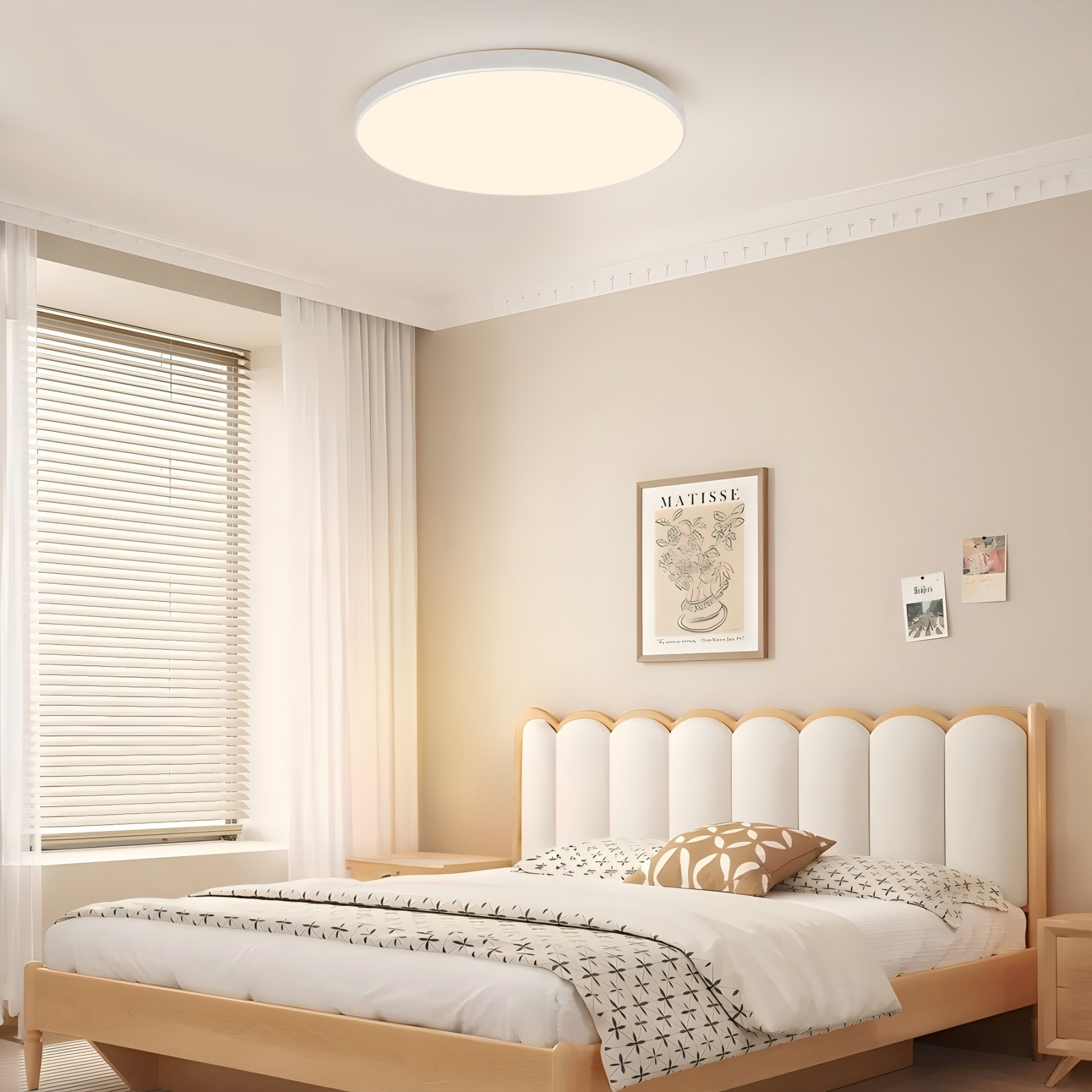 CANMEIJIA LED Ceiling Light Round Infrared Remote Control Smart Gurniture Light 001