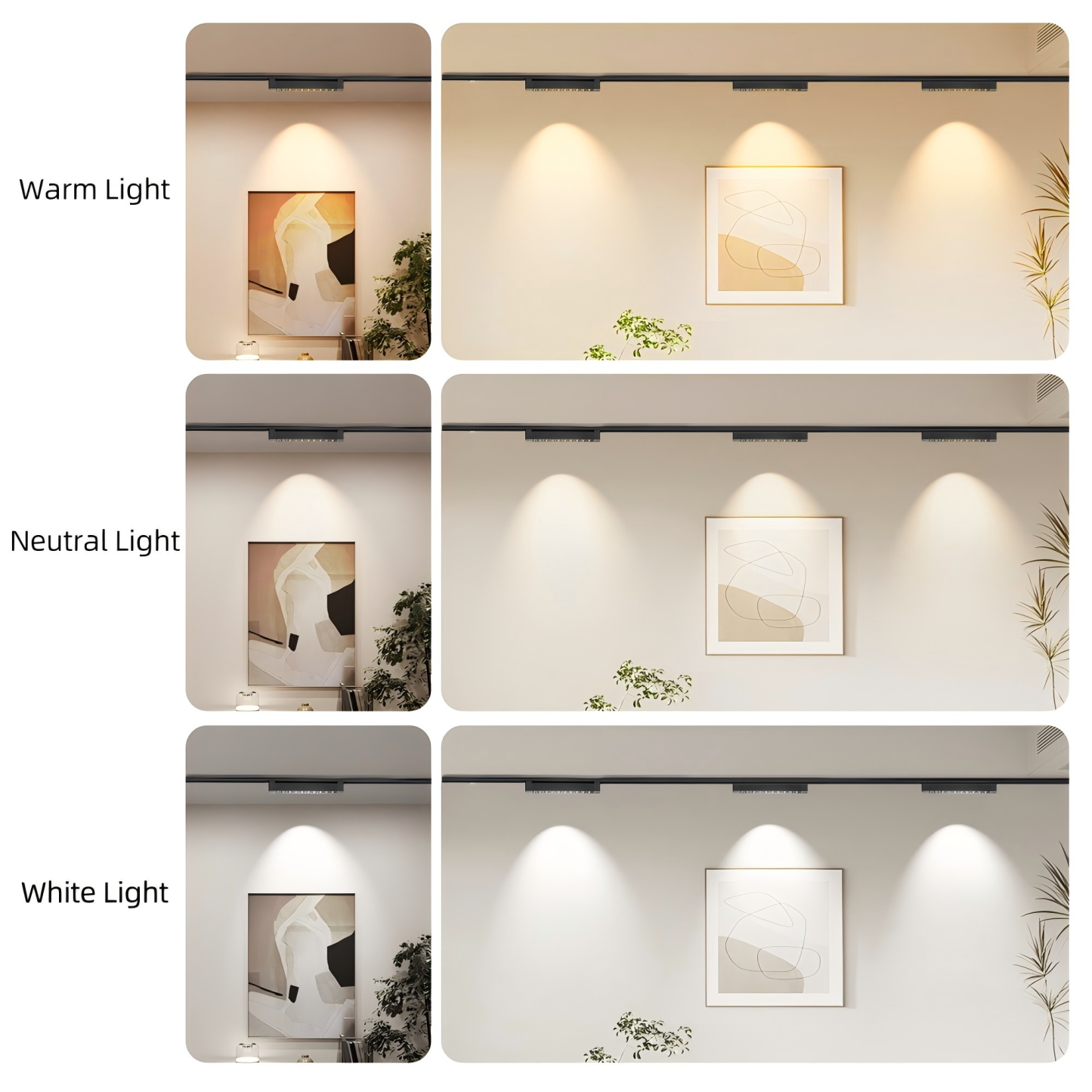 CANMEIJIA Folding Lighting Fixture Linear Led  Track Light 110-265V