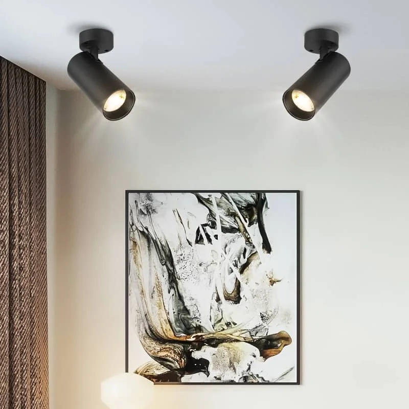 CANMEIJIA Foco de superficie plegable, luz descendente, luz regulable para dormitorio