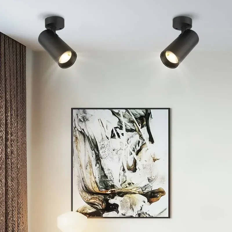 CANMEIJIA Foco de superficie plegable, luz descendente, luz regulable para dormitorio