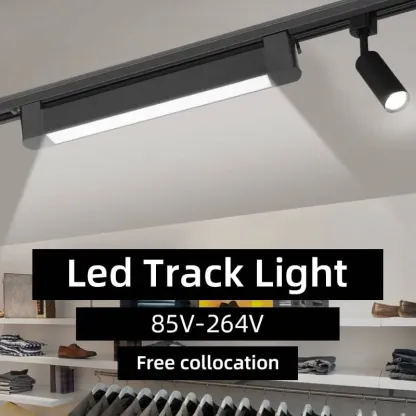 CANMEIJIA track light Aluminum + PC long clauses shape-CANMEILIGHTS