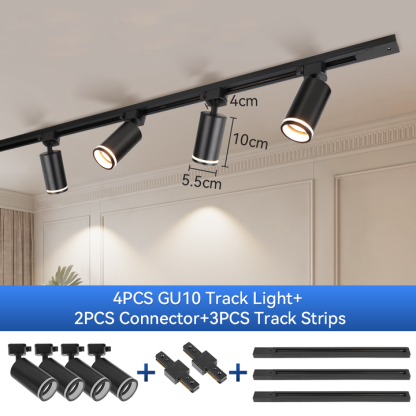 CANMEIJIA LED Gu10 Track Light Adjustable Angle Without Light Source