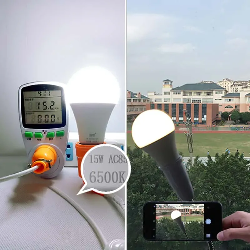 CANMEIJIA LED Light Bulbs Equivalent Energy Efficient for Home Applications, E27 Medium Base plastic