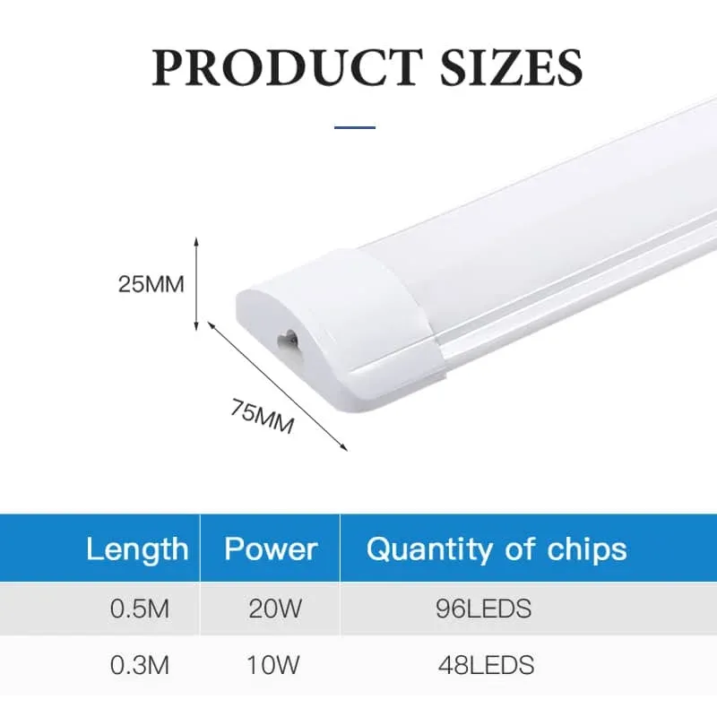 CANMEIJIA LED Purification Bracket Wet Room Light LED Light Tube Cellar Lamp