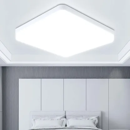 Luminária de Teto LED Quadrada 48W Ultrafino