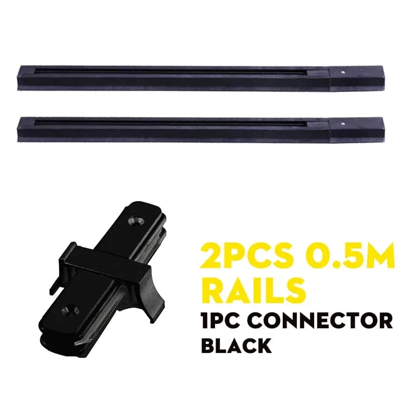 CANMEIJIA track light accessories track pulley bar0.5m/1m/2m-CANMEILIGHTS