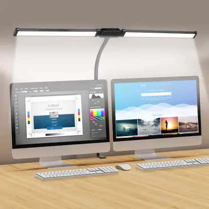 Luminária de Mesa Cabeça Dupla LED 