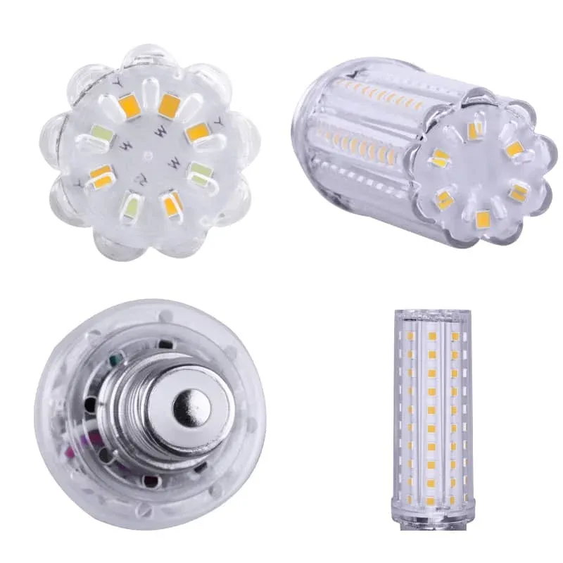CANMEIJIA LED Bulb 12W Candelabra Bulb E27 Corn Decorative Light Equivalent for Home Lighting