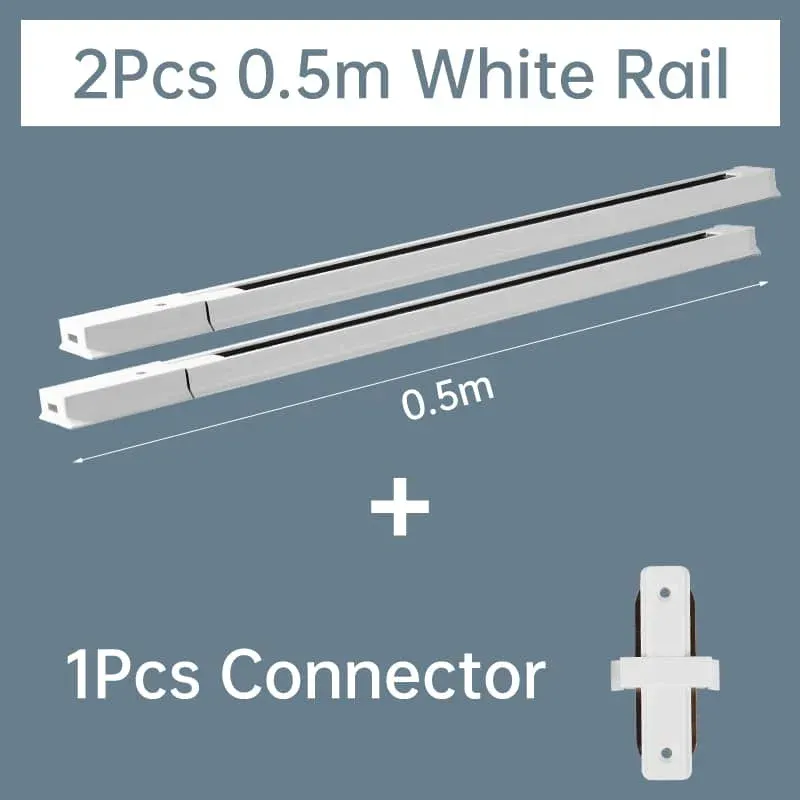 CANMEIJIA track light accessories track pulley bar0.5m/1m/2m-CANMEILIGHTS