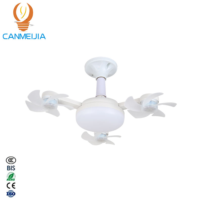 Canmei 4-blade drone model LED fan bulb folded status