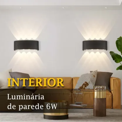 CANMEIJIA IP65 LED Lâmpada de parede ao ar livre à prova d'água Iluminação de jardim Alumínio AC110-265