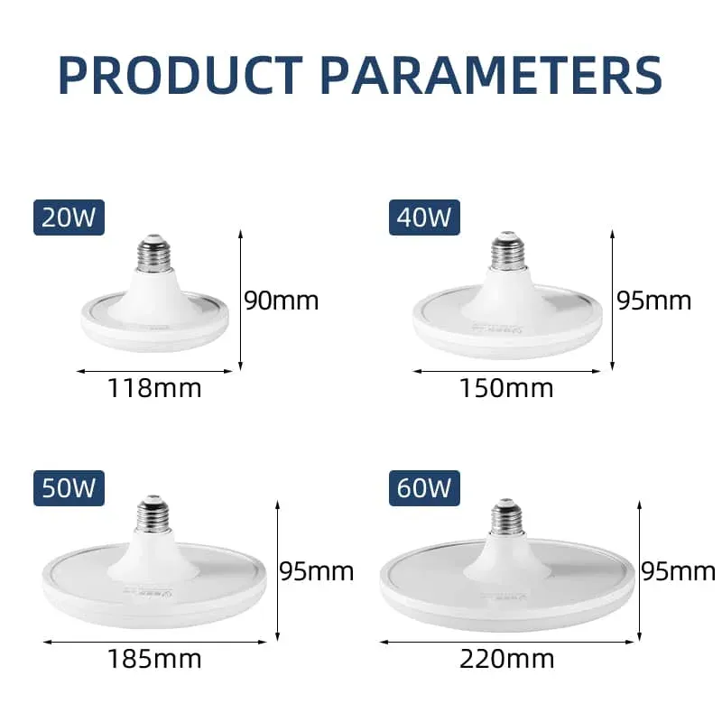 CANMEIJIA  led bulbs flying saucer cob 5730 chip E27/B22 light head-CANMEILIGHTS