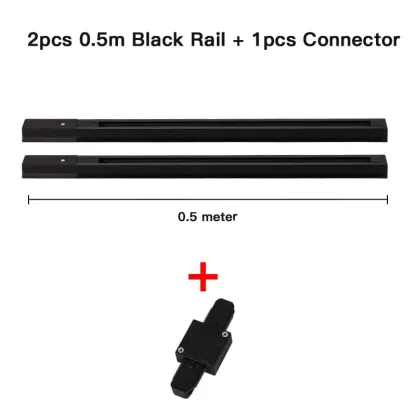 CANMEIJIA track light accessories track pulley bar0.5m/1m/2m-CANMEILIGHTS