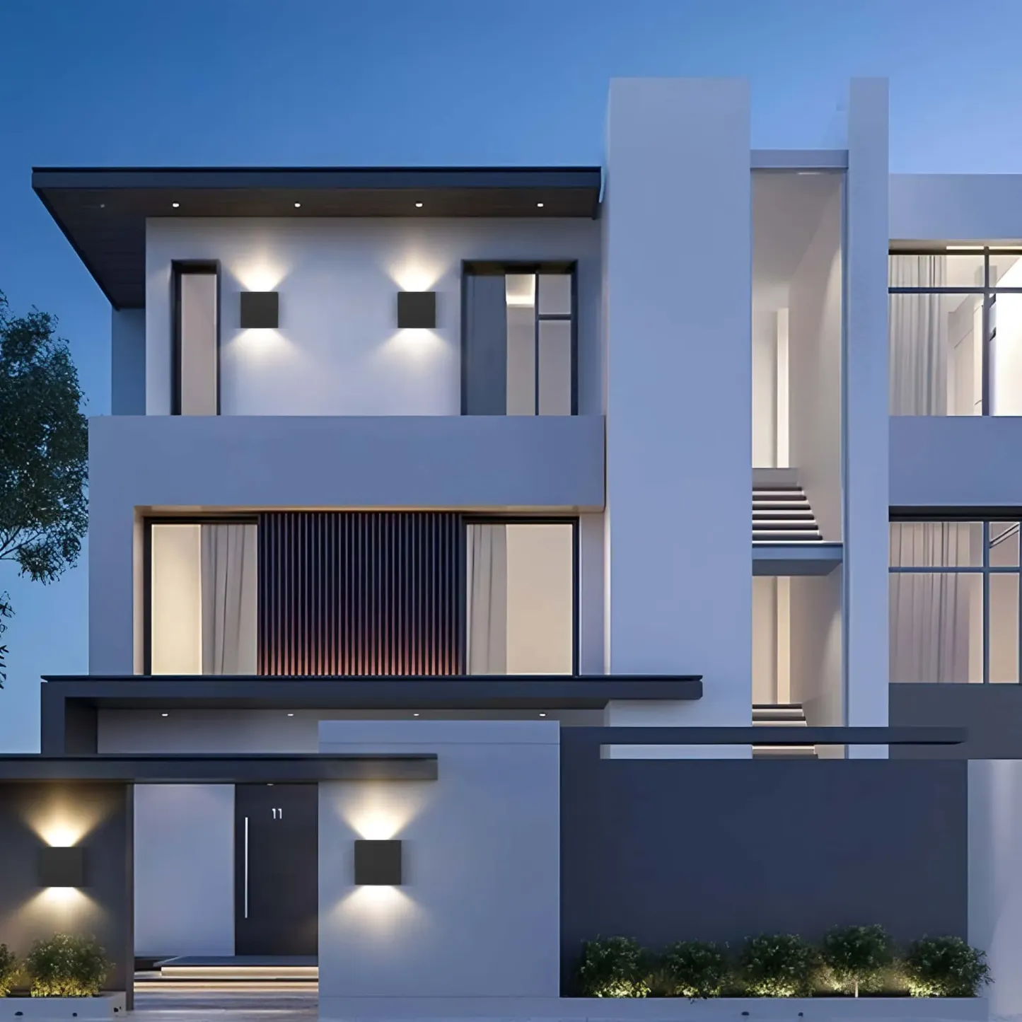 CANMEIJIA Lampara Aplique de Pared LED Aluminio Impermeable IP65 Lámparas de Pared Interior Ángulo de Haz Ajustable 