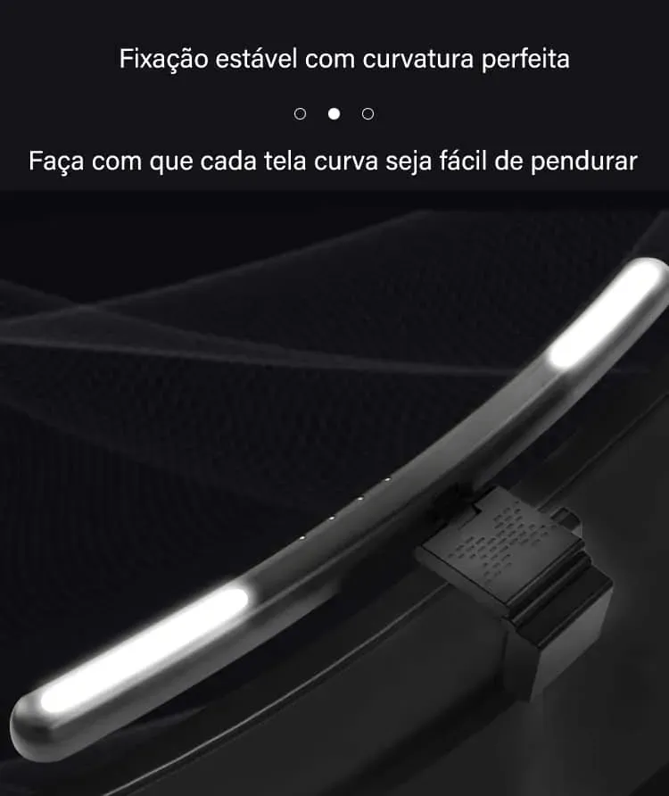 CANMEIJIA RGB Monitor Light Bar,Monitor Light Bar,Touch Control Dimmable Computer Monitor Lamp with 7 Color RGB