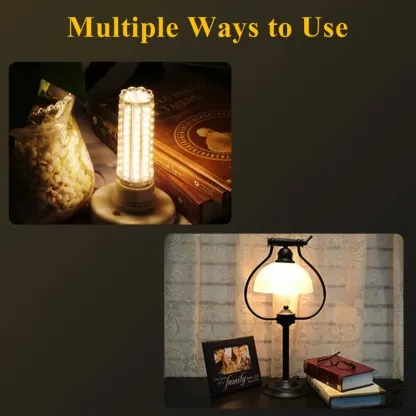 CANMEIJIA LED Bulb 12W Candelabra Bulb E27 Corn Decorative Light Equivalent for Home Lighting