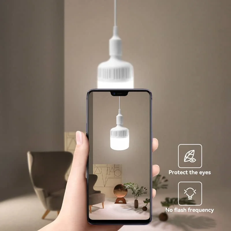 CANMEIJIA led bulbs three-proof stlye plastic B22/E27 light head -CANMEILIGHTS