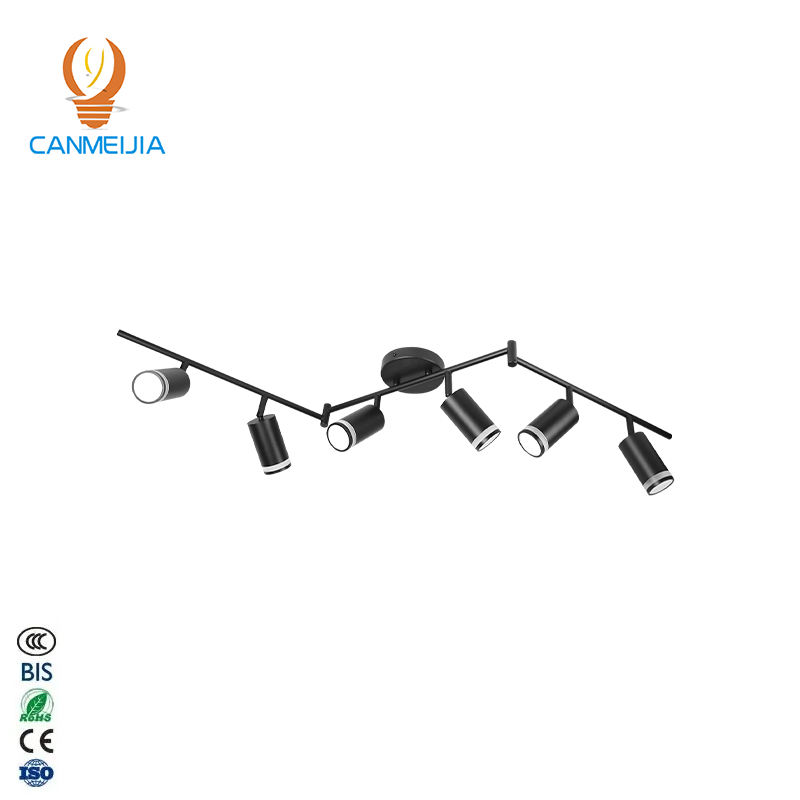 CANMEIJIA  ceiling spotlights long tube style GU10 bulbs aluminum -CANMEILIGHTS