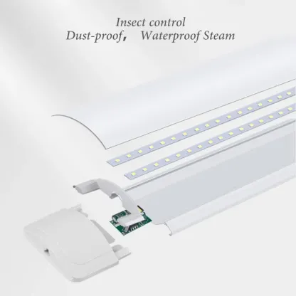 CANMEIJIA LED Purification Bracket Wet Room Light LED Light Tube Cellar Lamp
