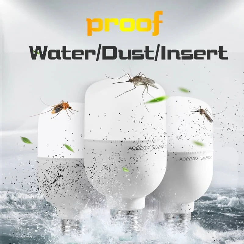 CANMEIJIA led bulbs three-proof stlye plastic B22/E27 light head -CANMEILIGHTS