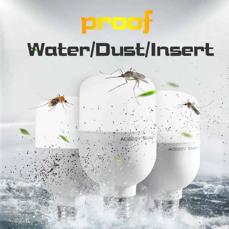 CANMEIJIA led bulbs three-proof stlye plastic B22/E27 light head -CANMEILIGHTS