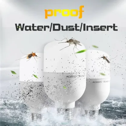 CANMEIJIA led bulbs three-proof stlye plastic B22/E27 light head -CANMEILIGHTS