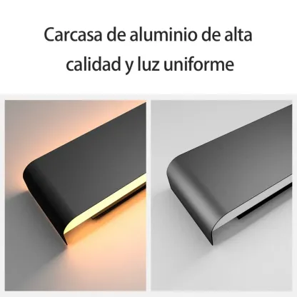 CANMEIJIA Lámpara de pared LED rectangular bidireccional, IP65, para exterior 