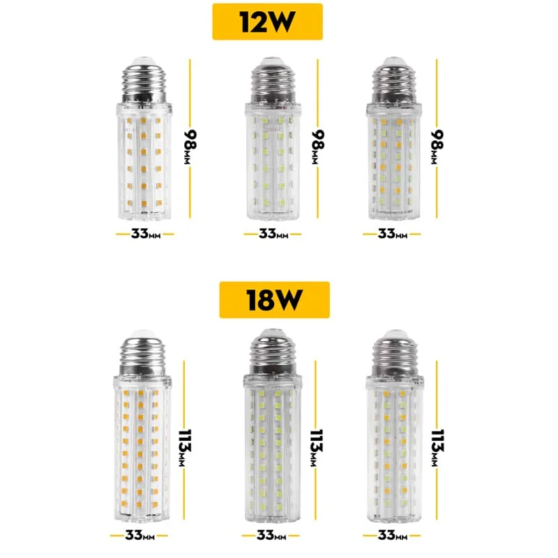 CANMEIJIA led bulbs  corn shape aluminum + ABS E27/E14 light head-CANMEILIGHTS