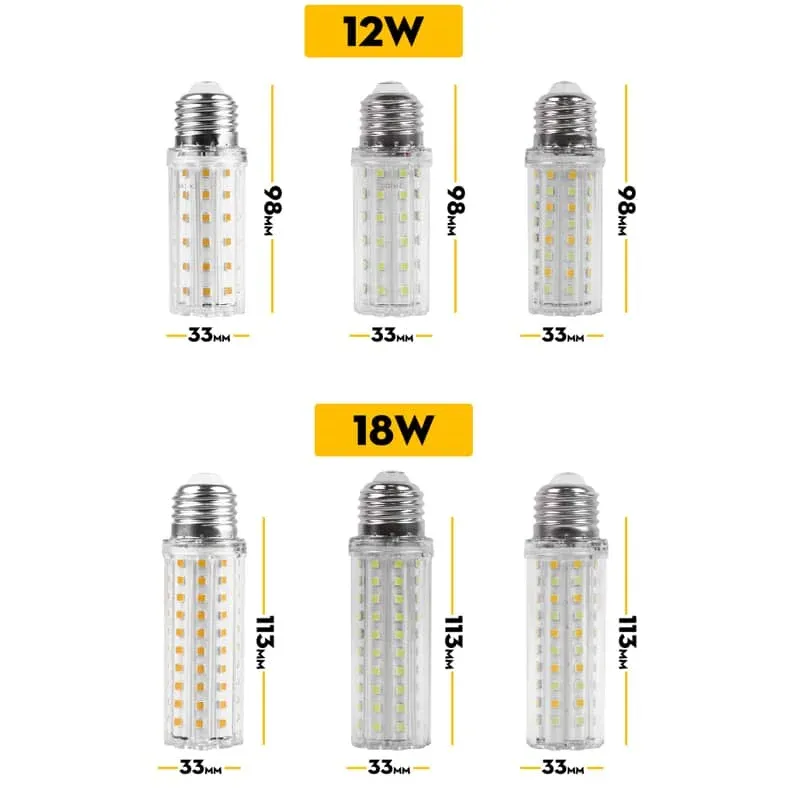 CANMEIJIA led bulbs  corn shape aluminum + ABS E27/E14 light head-CANMEILIGHTS