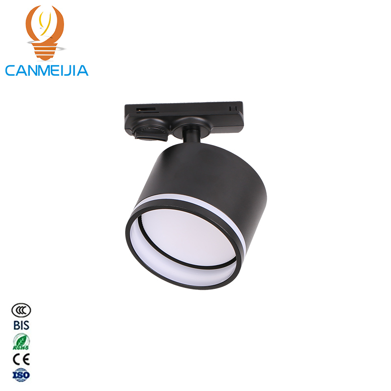 CANMEIJIA  Track Downlight GX53 No Light Source Round No Light Source-CANMEILIGHTS