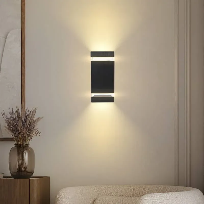 CANMEIJIA Lámpara LED de pared  para exteriores, candelabro de calle impermeable IP65 GU10, accesorios de iluminación para porche 
