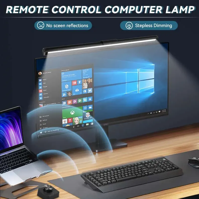 CANMEIJIA Monitor Light Bar, USB Powered Screen Light Bar Dimmable Touch Sensor Screen Bar Monitor Lamp