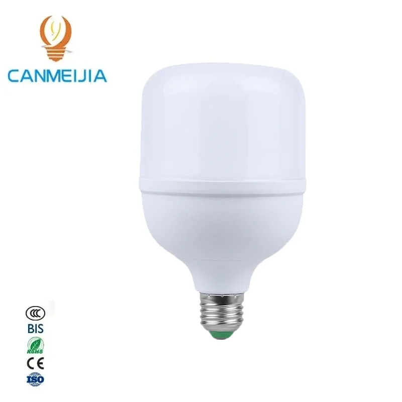 CANMEIJIA led bulbs three-proof stlye plastic B22/E27 light head -CANMEILIGHTS