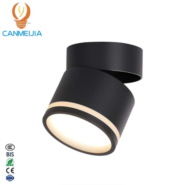 Wholesale IP44 Waterproof GX53 Recessed Downlight Housing | Aluminum Anti-Glare Ceiling Spotlight Frame for Stretched Ceiling & Shallow Void (Black/White, No Bulb)-CANMEILIGHTS