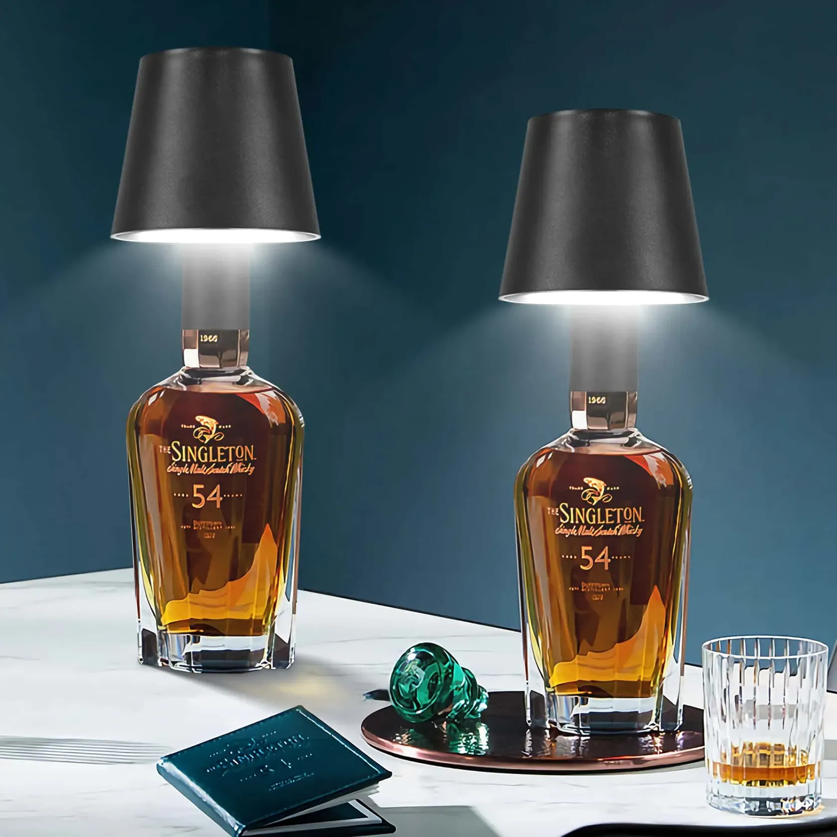 CANMEIJIA Wine Bottle Lamp Touch dimming USB charging RGB