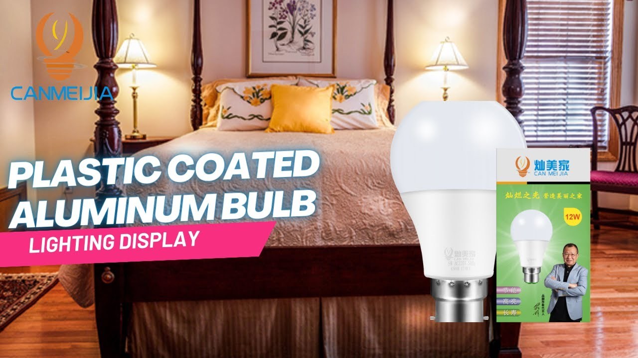 CANMEIJIA Bulb Lamp Plastic Coated Aluminum 5W White Light E27