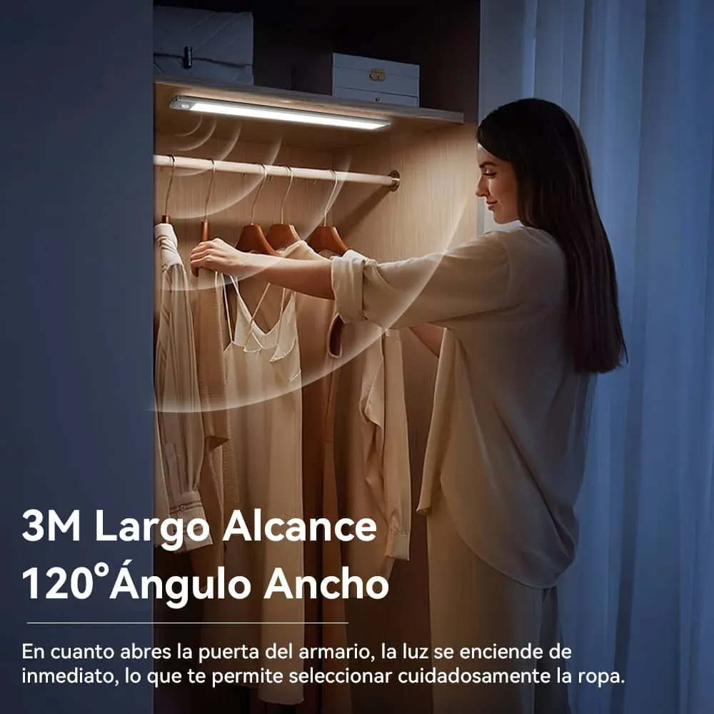 CANMEIJIA  Luz De Gabinete Con Sensor De Movimiento LED, Iluminación