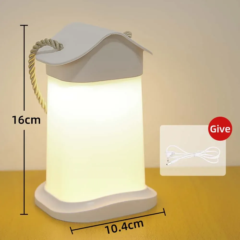 CANMEIJIA LED Night Light for Kids Room Touch Lamp for Bedroom,Rechargeable Kids Night Light Bedside Lamp