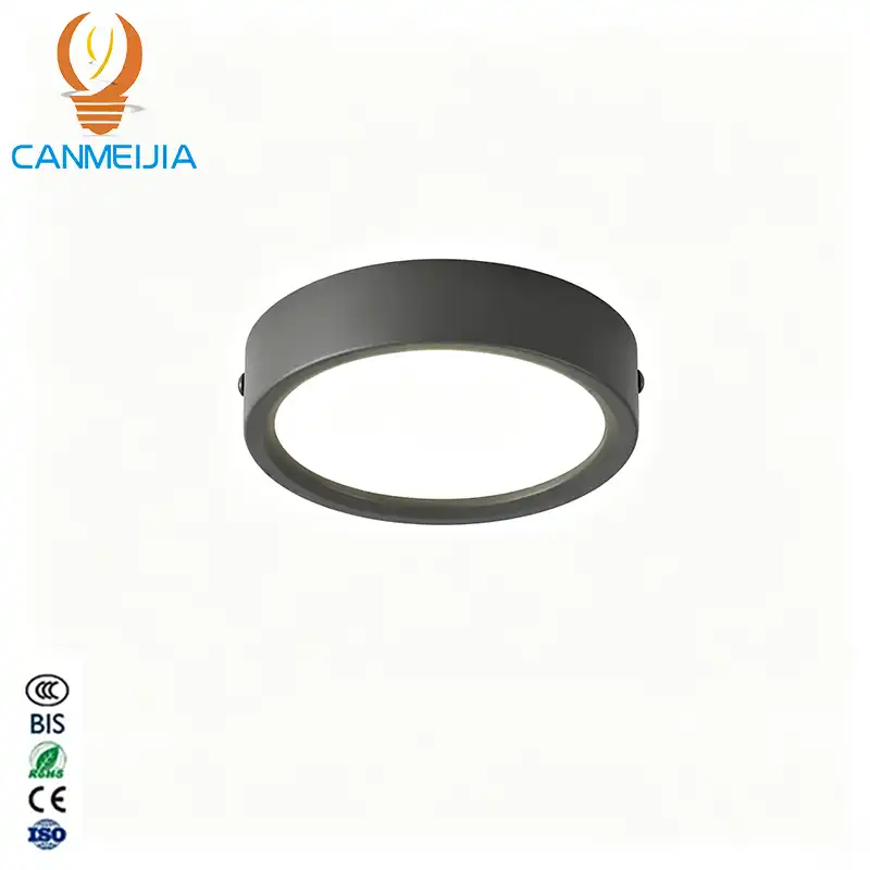 CANMEIJIA grey round surface mounted LED downlight