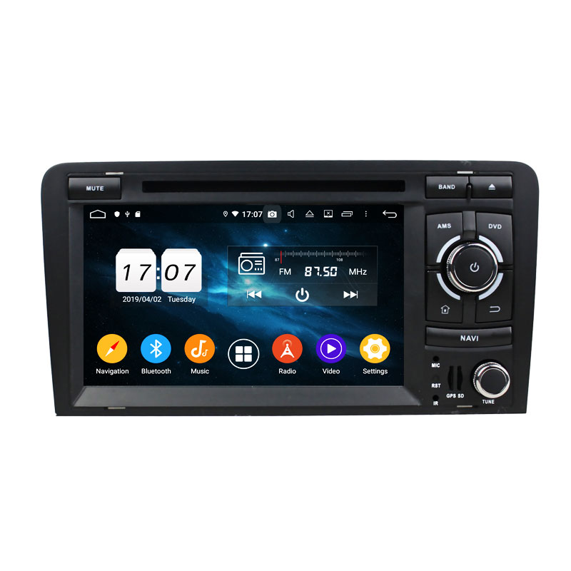 Android 14 For Audi A3 2003-2013 Car Radio Wireless Carplay Auto Player 2din Video AHD Multimedia Stereo DVD Player