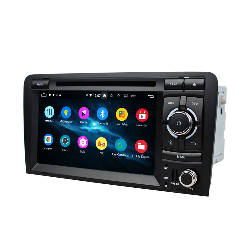 Android 14 For Audi A3 2003-2013 Car Radio Wireless Carplay Auto Player 2din Video AHD Multimedia Stereo DVD Player