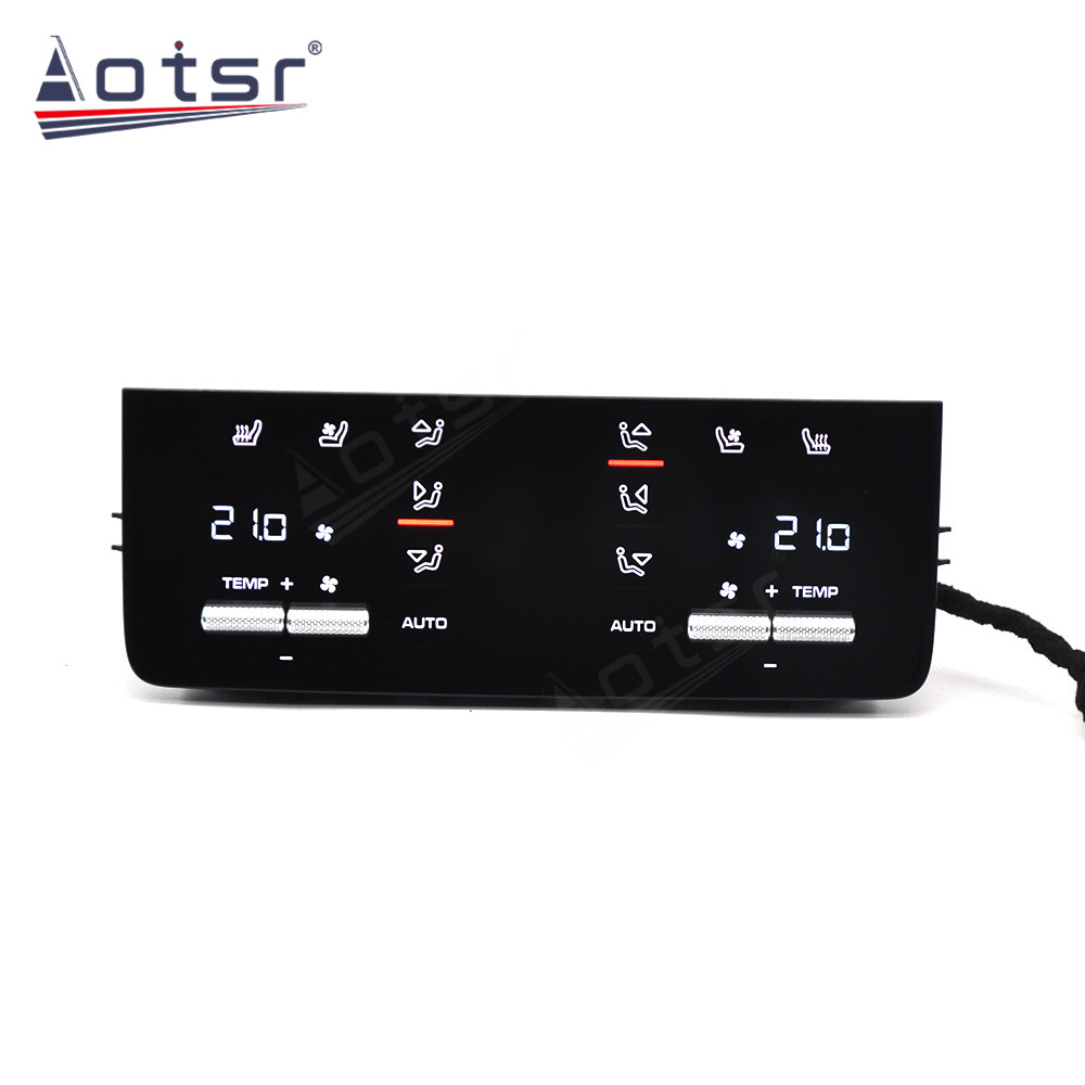 Rear A/C Panel Air Conditioner Climate Control For Porsche Cayenne 2018-2021 Touch LCD Screen 