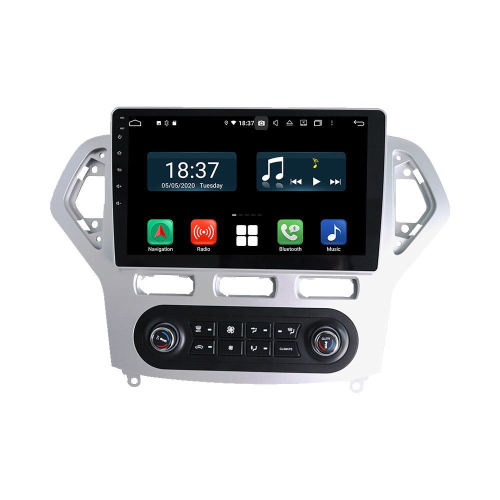 Android 14 For Ford Mondeo AT 2007-2010 Car Radio Wireless Carplay Auto Player 2din Video AHD Multimedia Stereo DVD Player