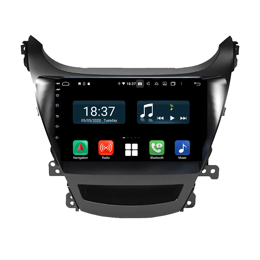 Android 14 For Hyundai C Elantra 2011-2013 Car Radio Wireless Carplay Auto Player 2din Video AHD Multimedia Stereo DVD Player