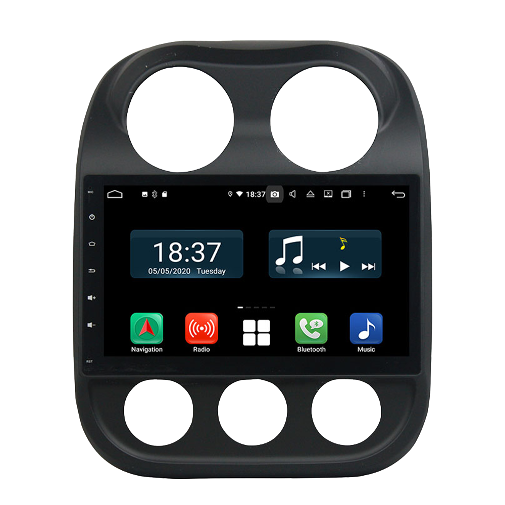Android 14 For Jeep Compass 2014-2015 Car Radio Wireless Carplay Auto Player 2din Video AHD Multimedia Stereo DVD Player