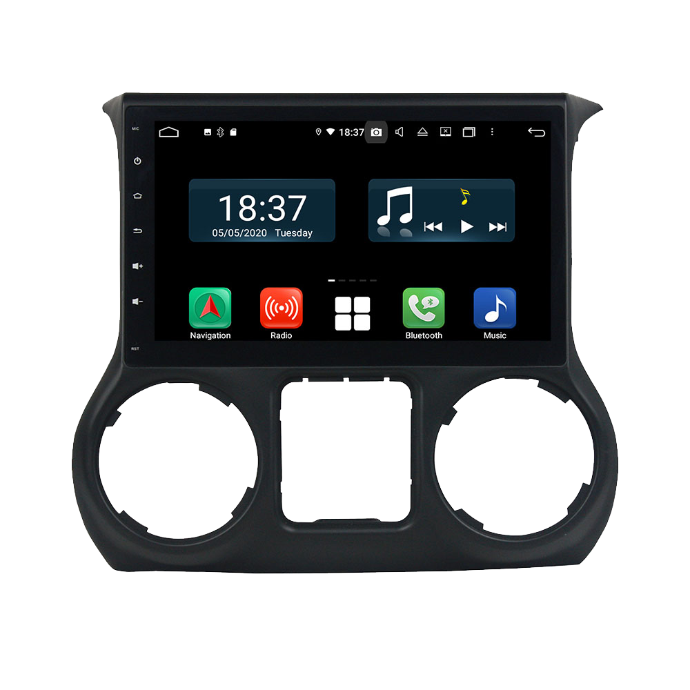 Android 14 For Jeep Wrangler Car Radio Wireless Carplay Auto Player 2din Video AHD Multimedia Stereo DVD Player