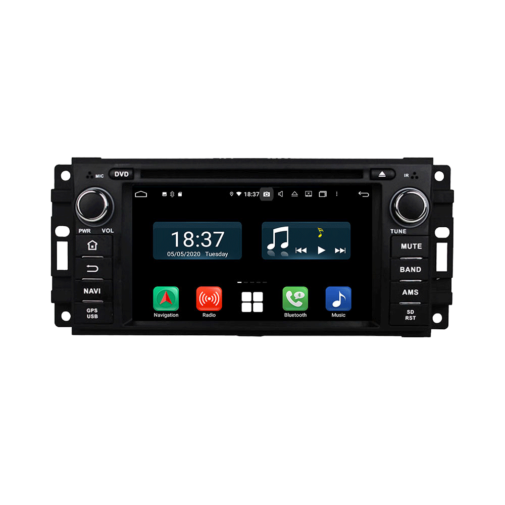 Android 14 For Jeep Universal Car Radio Wireless Carplay Auto Player 2din Video AHD Multimedia Stereo DVD Player