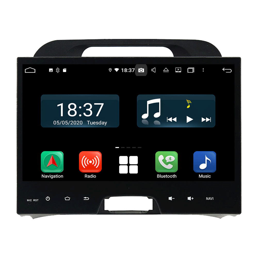 Android 14 For Sportage 2010-2012 Car Radio Wireless Carplay Auto Player 2din Video AHD Multimedia Stereo DVD Player