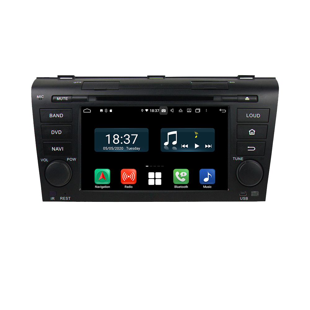 Android 14 For Mazda 3 2004-2009 Car Radio Wireless Carplay Auto Player 2din Video AHD Multimedia Stereo DVD Player