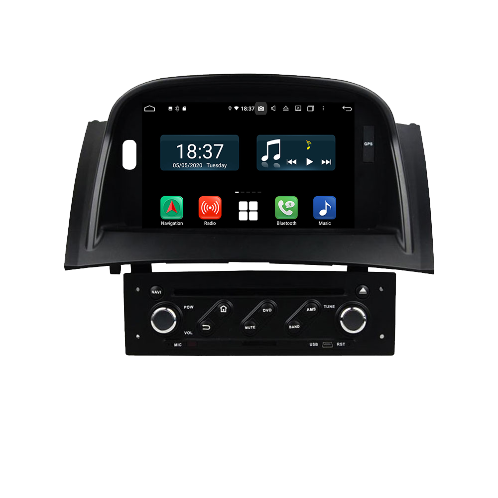 Android 14 For Renault megane 2 Car Radio Wireless Carplay Auto Player 2din Video AHD Multimedia Stereo DVD Player